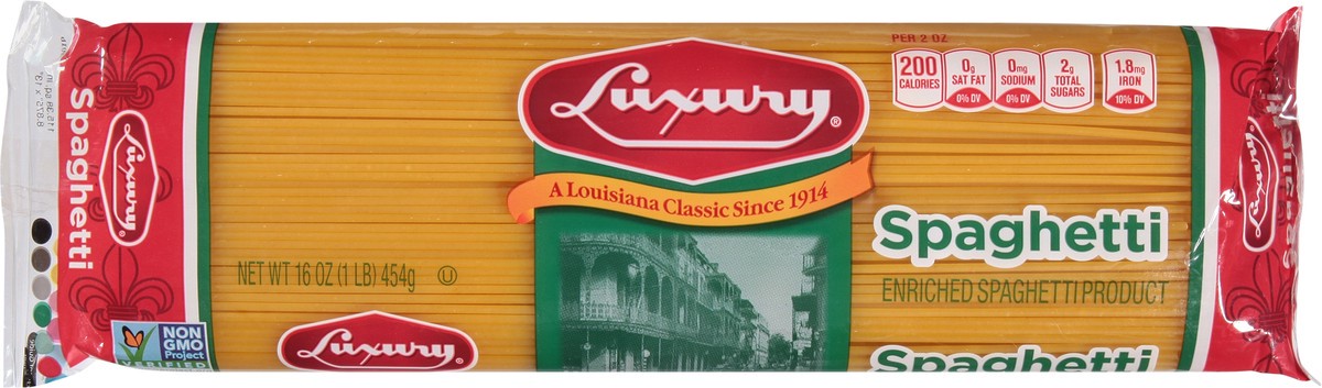 slide 10 of 12, Luxury Spaghetti 16 oz, 16 oz