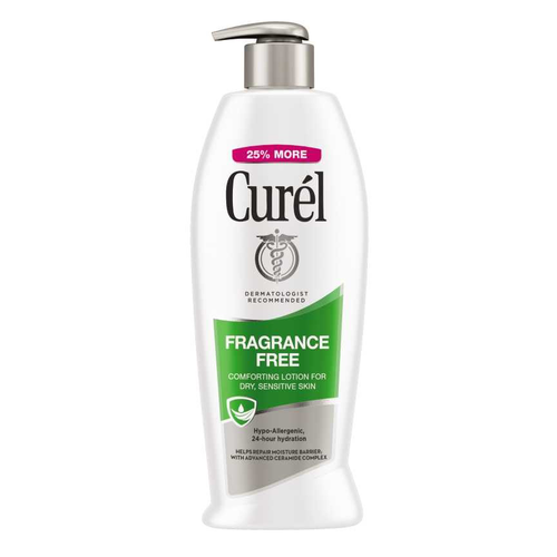 slide 1 of 1, Curél Continuous Comfort Fragrance Free Lotion, 13 oz