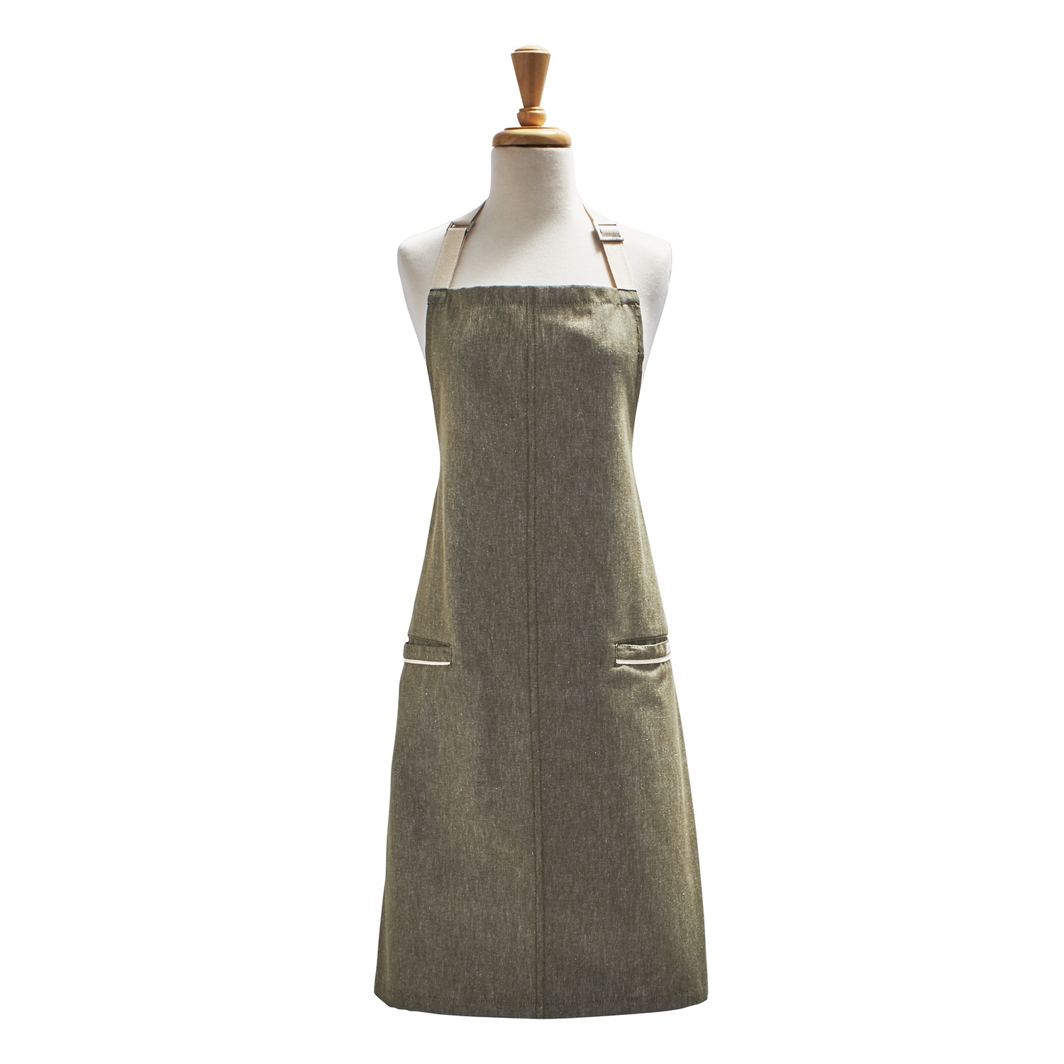 slide 1 of 1, Sur La Table The Garde Manager Signature Apron, Olive, 1 ct