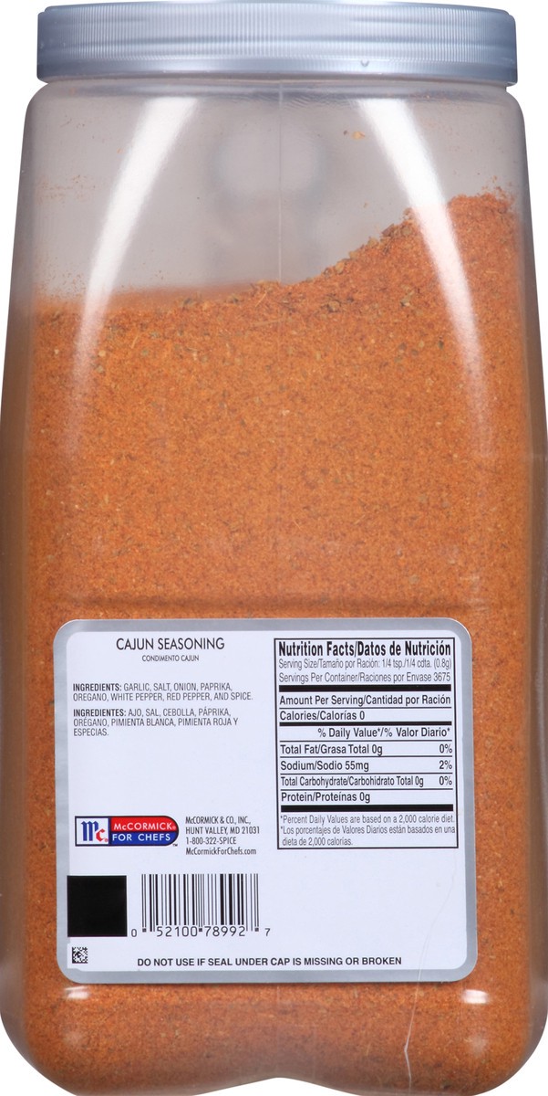 slide 7 of 14, McCormick Culinary Cajun Seasoning, 6.5 lb, 6.5 lb