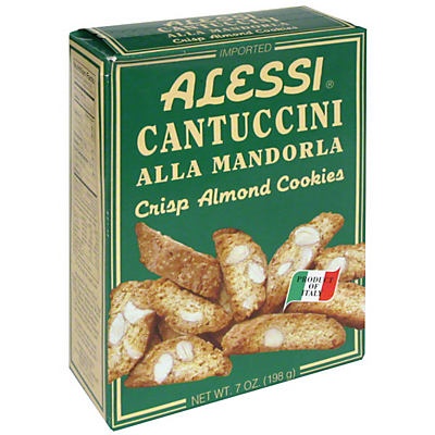 slide 1 of 1, Alessi Cantuccini Crisp Almond Cookies, 7 oz