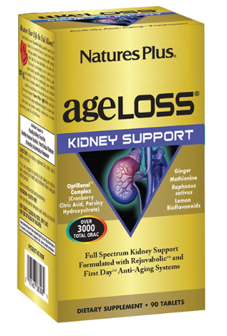 slide 1 of 1, Nature's Plus Ageloss Kidney Support, 90 ct