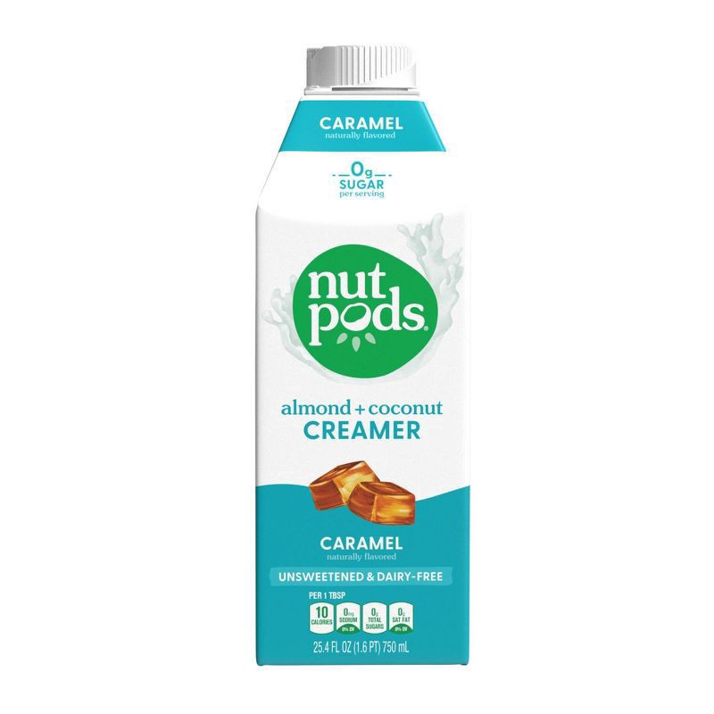 slide 1 of 13, nutpods Unsweetened Caramel Creamer - 25.4 fl oz, 25.4 fl oz