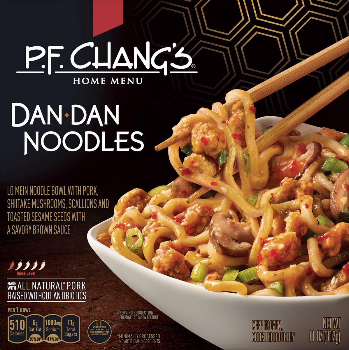 slide 6 of 9, P.F. Chang's Home Menu Dan-Dan Noodles 11 oz, 11 oz