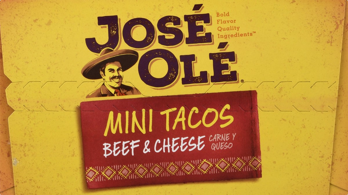 slide 5 of 12, José Olé Beef & Cheese Mini Tacos 42 ea, 42 ct