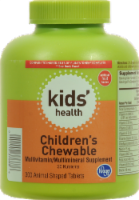 slide 1 of 1, Kroger Kid's Health Children's Chewable Vitamins, 300 ct