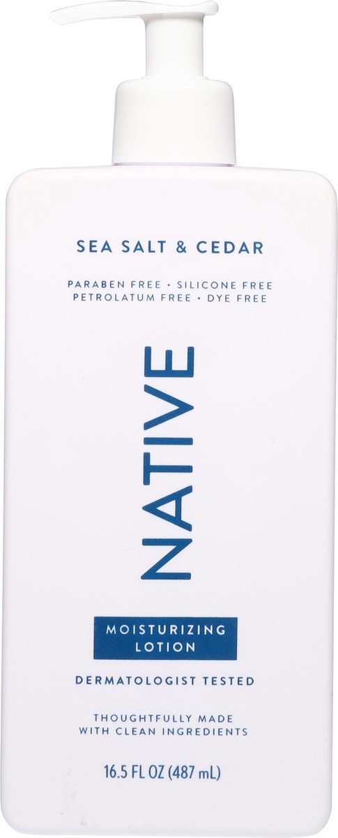 slide 12 of 12, Native Sea Salt & Cedar Body Lotion Pump - 16.5 fl oz, 16.5 fl oz