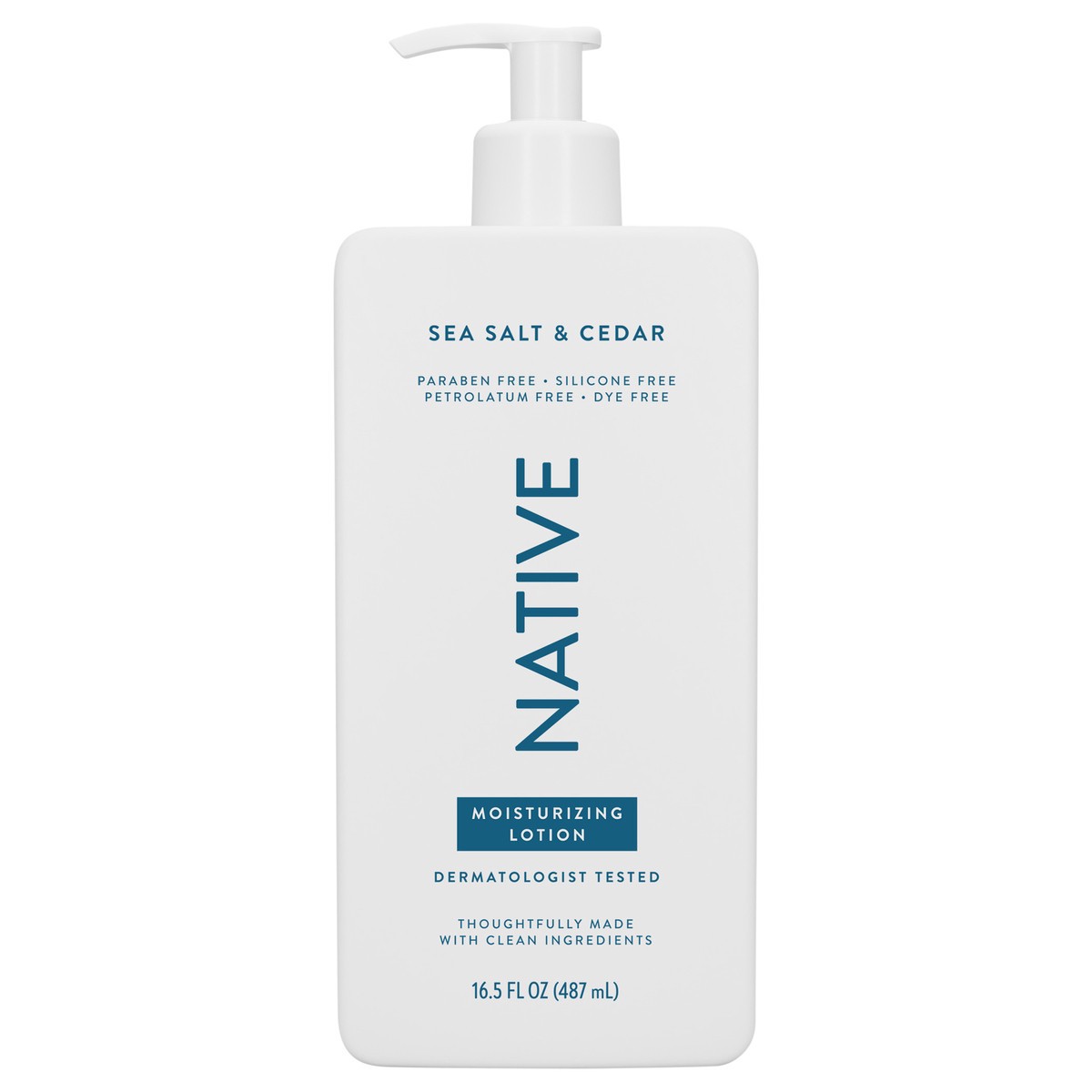 slide 1 of 12, Native Sea Salt & Cedar Body Lotion Pump - 16.5 fl oz, 16.5 fl oz