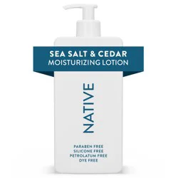 Native Sea Salt & Cedar Body Lotion Pump - 16.5 fl oz