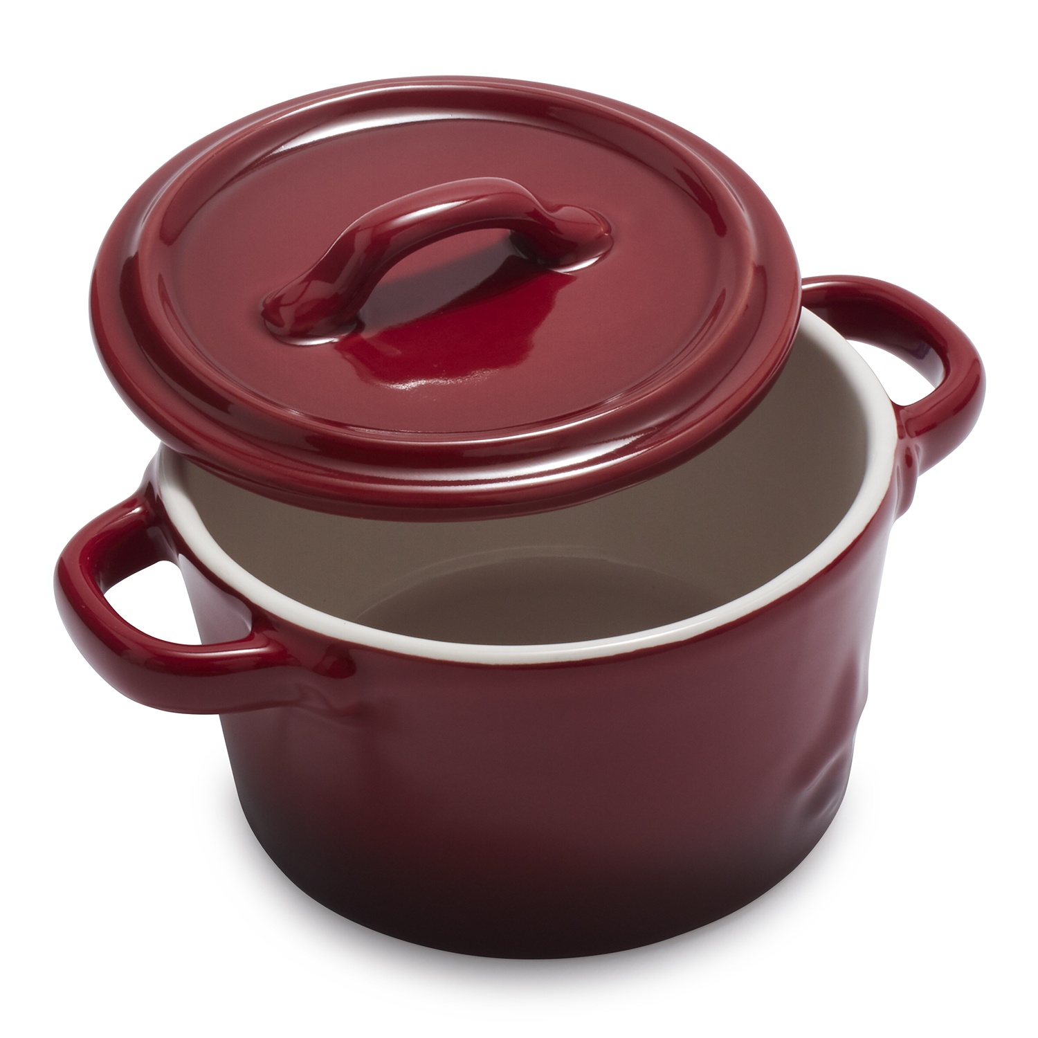 slide 1 of 1, La Marque 84 Oven to Table Round Cocotte, Red, 8 oz