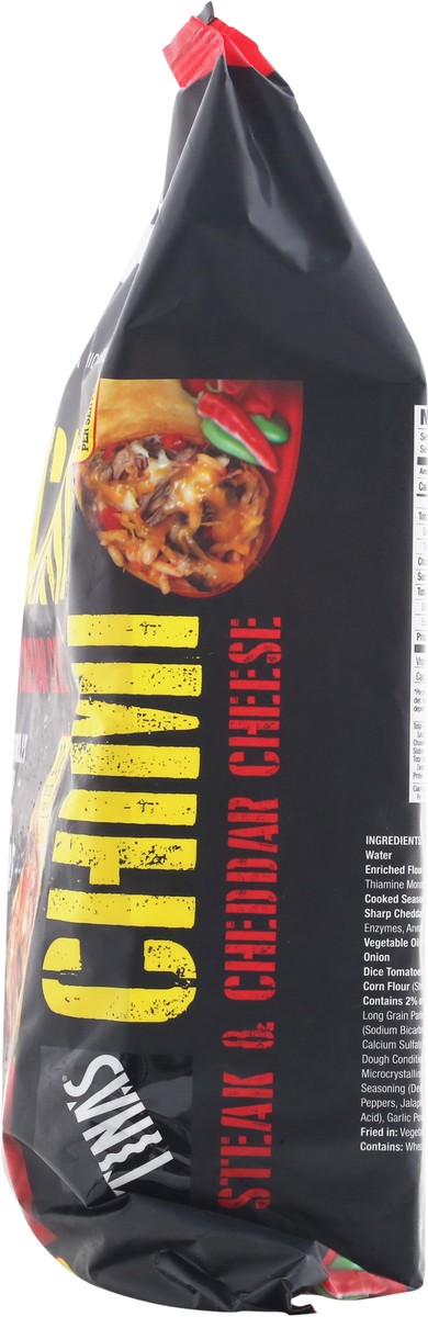slide 6 of 12, Tina's 14 Pack Steak & Cheddar Cheese Chimichangas 14 ea, 14 ct