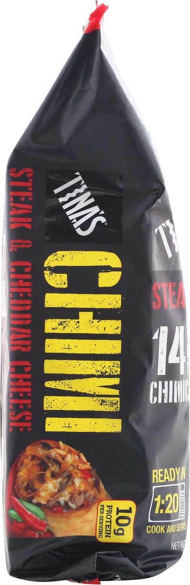 slide 4 of 12, Tina's 14 Pack Steak & Cheddar Cheese Chimichangas 14 ea, 14 ct