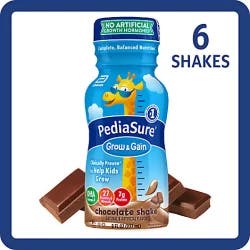 Pediasure Grow & Gain Kids Nutritional Shake Ready To Drink Chocolate