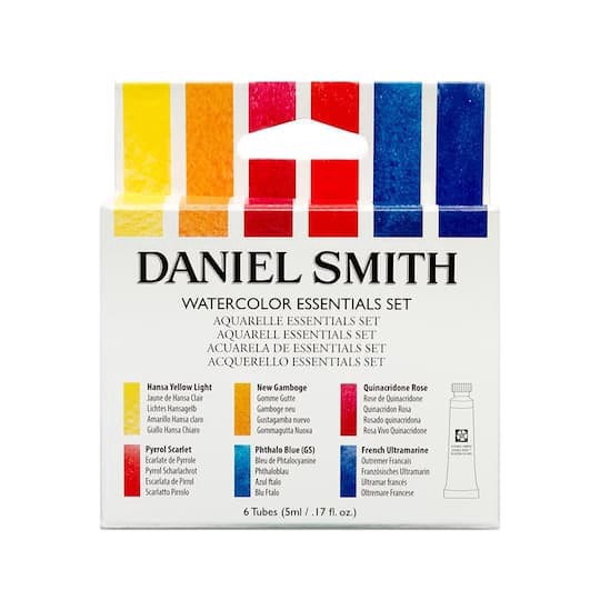 slide 1 of 3, Daniel Smith Watercolor Essentials Set, 5 ml size