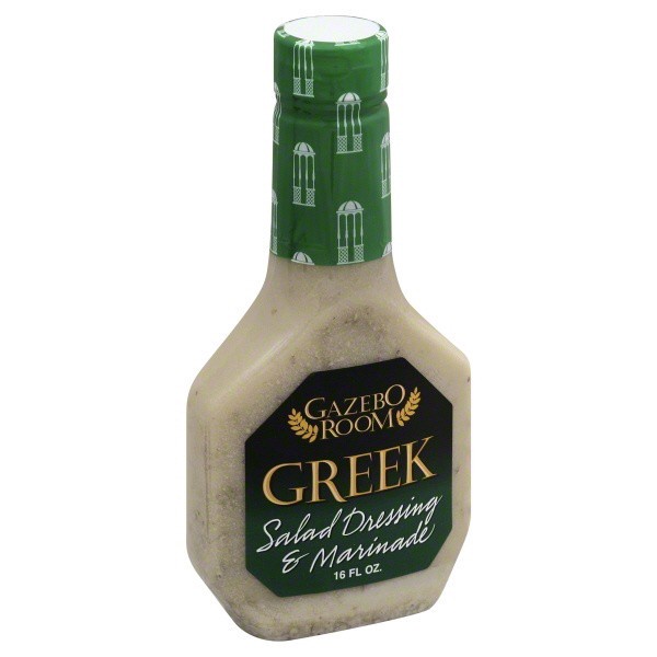 slide 1 of 1, Gazebo Room Greek Salad Dressing and Marinade, 16 oz