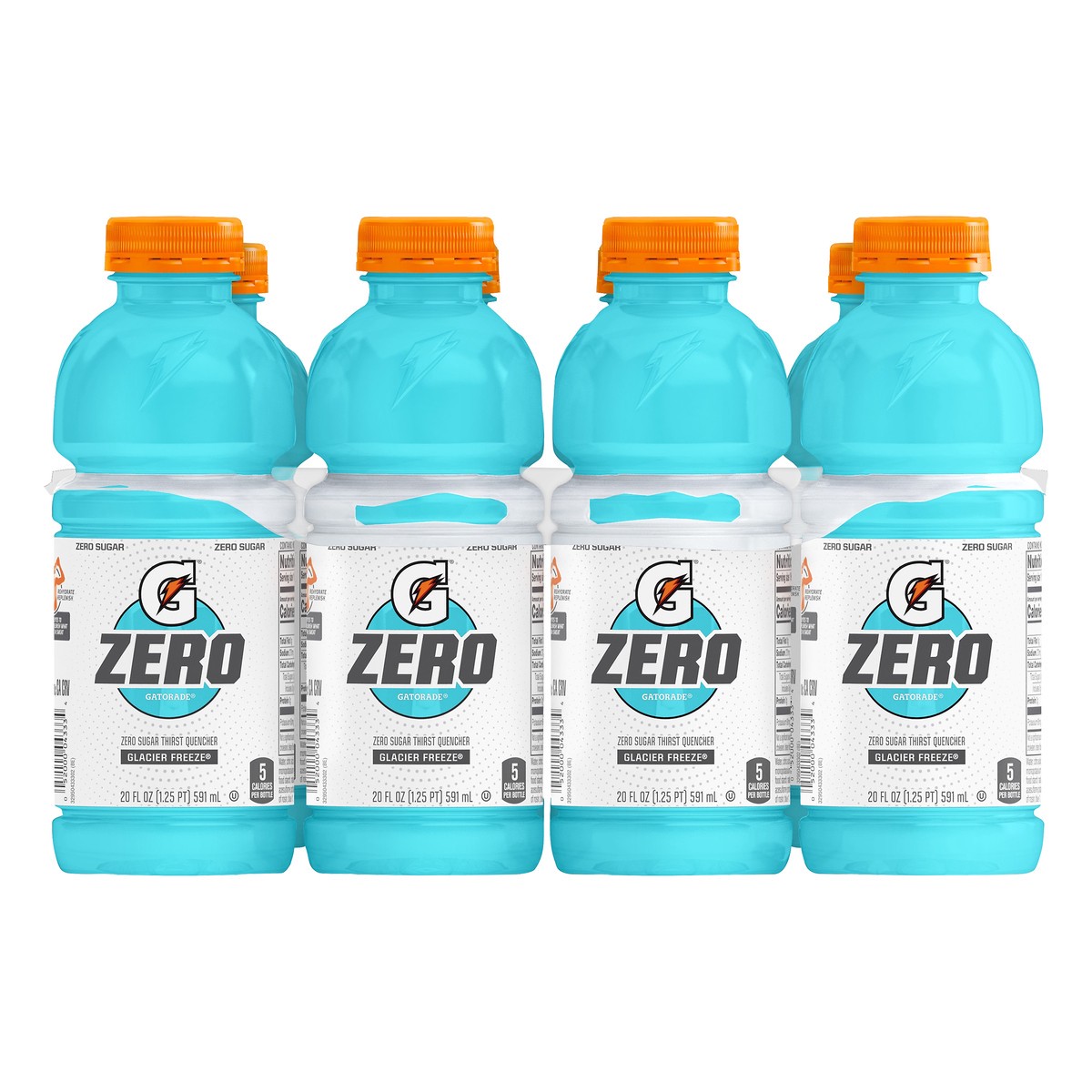 slide 1 of 2, Gatorade G Zero Glacier Freeze Sports Drink - 8 pk / 20 fl oz Bottle, 8 ct; 20 fl oz