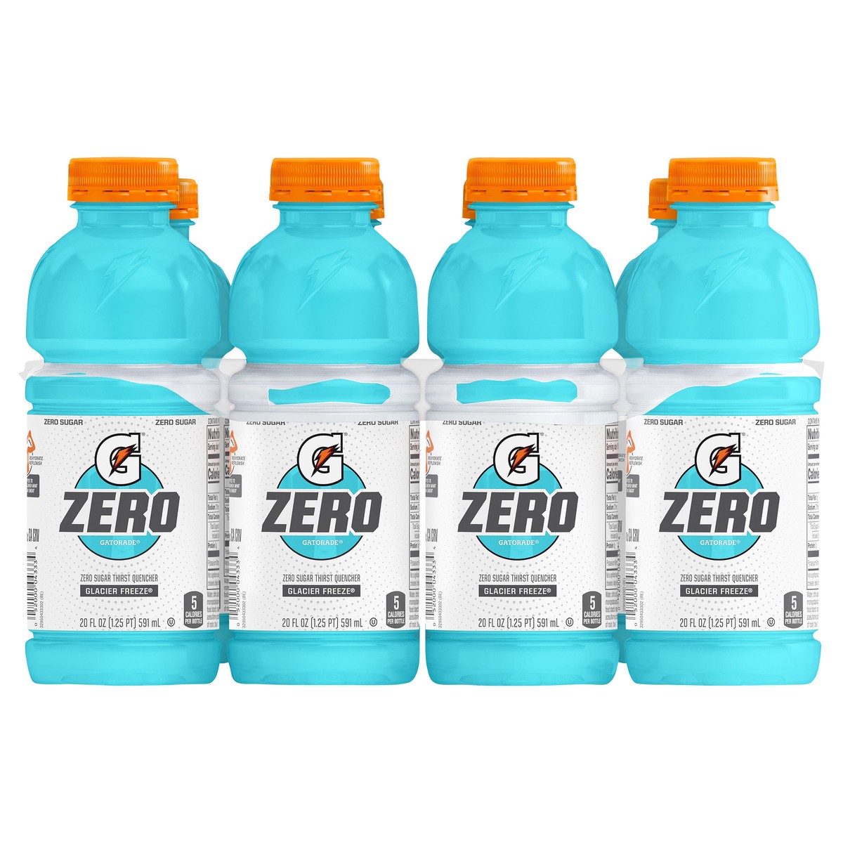 slide 1 of 2, Gatorade Zero Zero Sugar Thirst Quencher Glacier Freeze - 8 ct, 8 ct; 20 fl oz