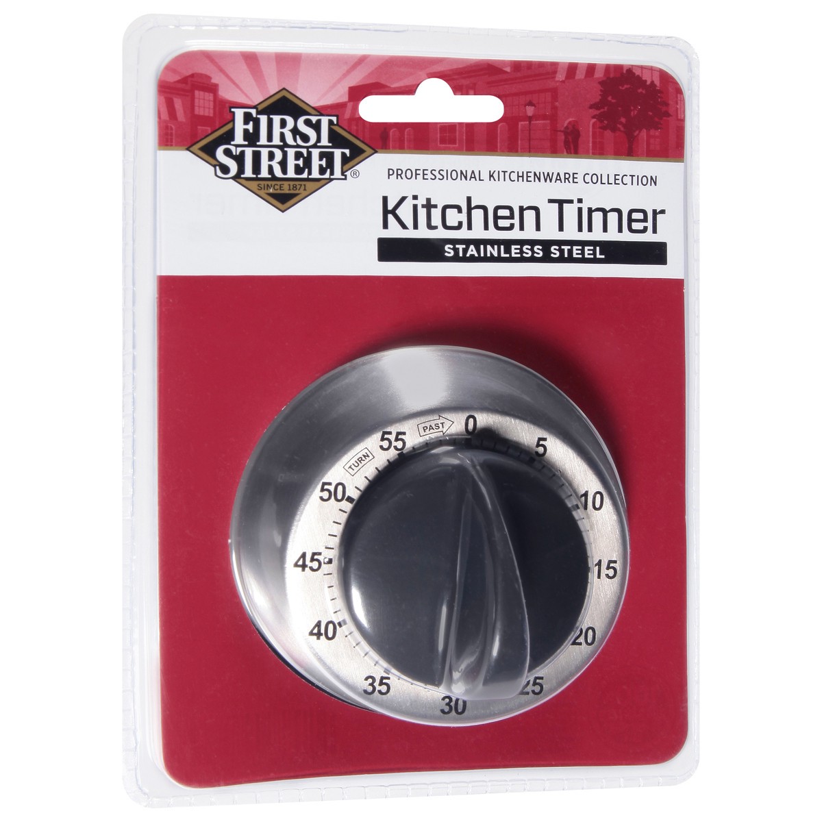 slide 12 of 12, First Street Dial Kitchen Timer, 1 ct