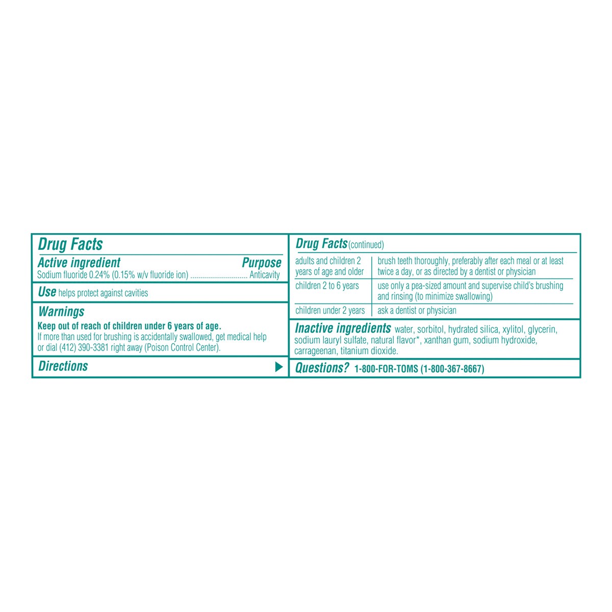 slide 5 of 9, Tom's of Maine Natural Simply White Fluoride Toothpaste, Clean Mint, 4.7 oz., 4.7 oz