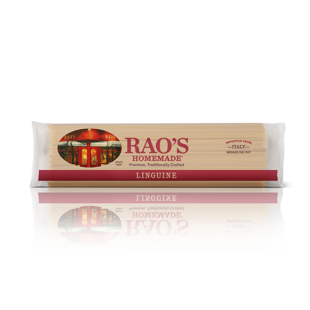 slide 1 of 7, Rao's Homemade Linguine Pasta, 16oz, Traditionally Crafted, Premium Quality, From Durum Semolina Flour, Traditional Bronze Die Cut, Imported from Italy, 20 oz