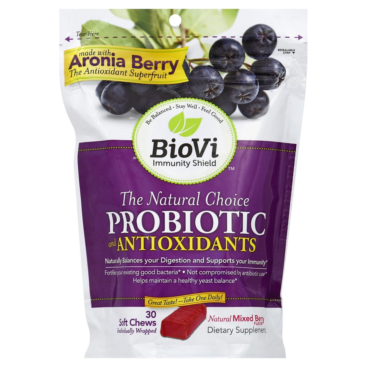 slide 2 of 4, BioVi Probiotic and Antioxidants 30 ea, 30 ct