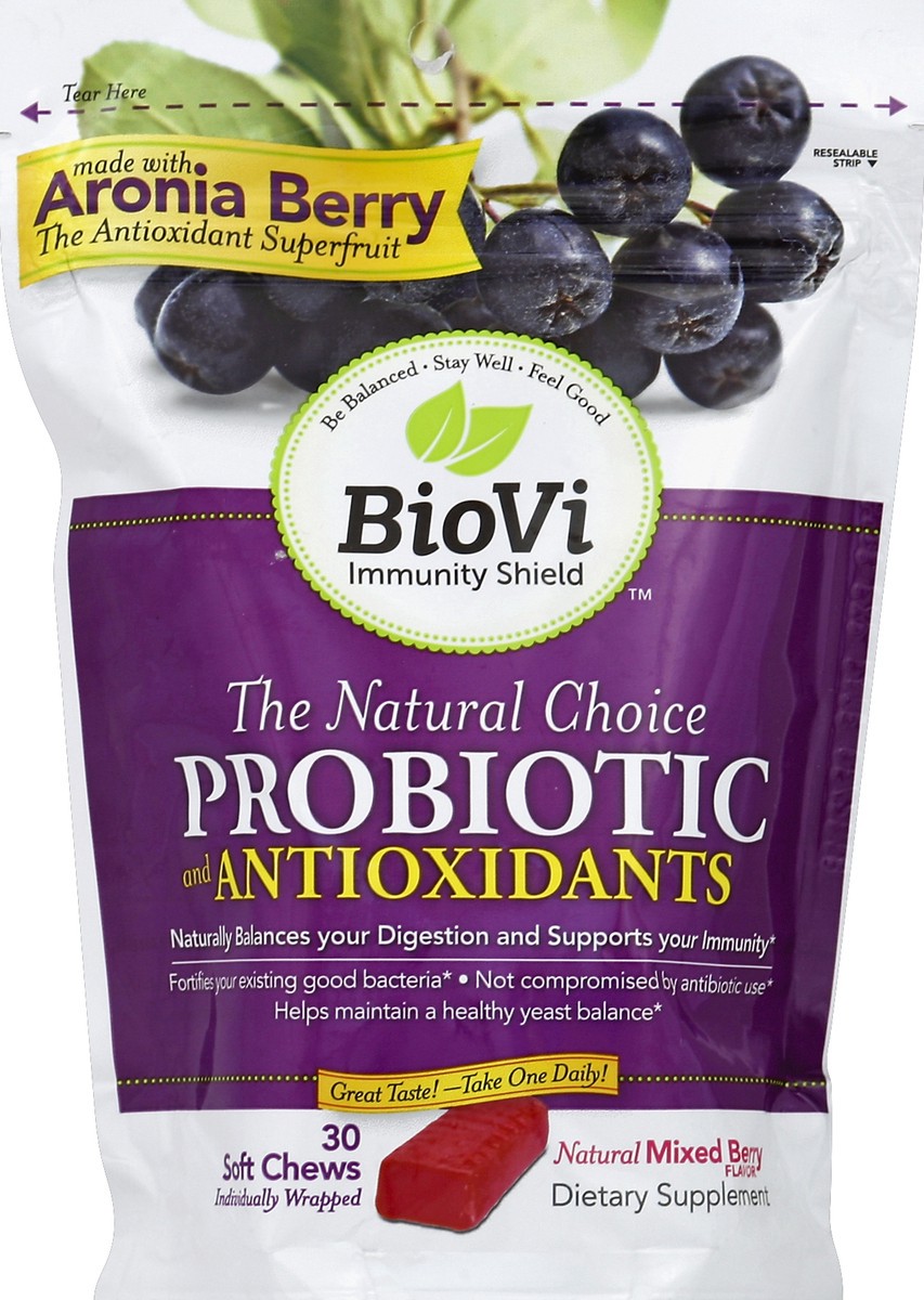 slide 1 of 4, BioVi Probiotic and Antioxidants 30 ea, 30 ct