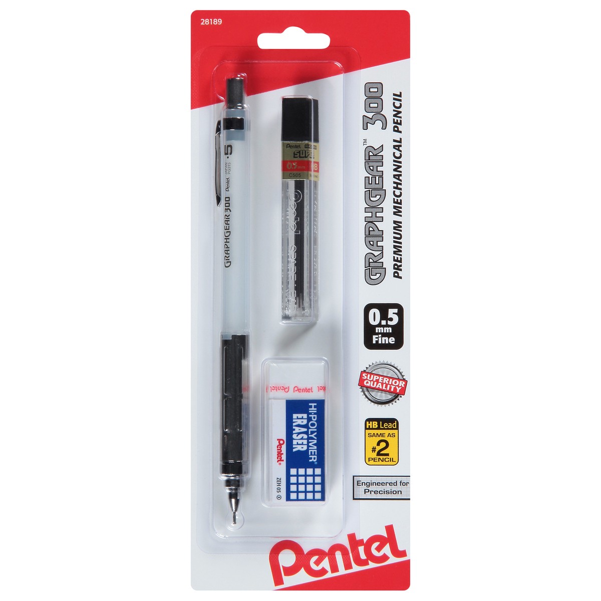 slide 8 of 11, Pentel Mechanical Pencil, Premium, 1 ct