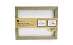 Hampton Art Rustic Frame Shiplap - Brown