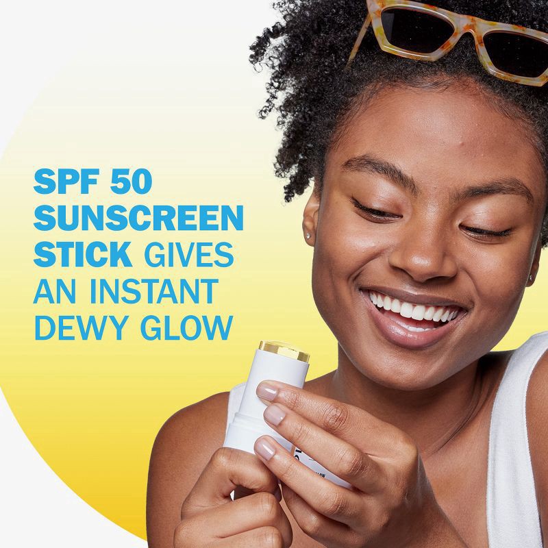 slide 4 of 12, Olay Glow & Protect Face Sunscreen Stick - SPF 50 - 0.5oz, 0.5 oz