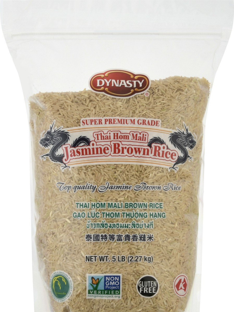 slide 2 of 10, Dynasty Jasmine Brown Rice - 5lbs, 5 lb