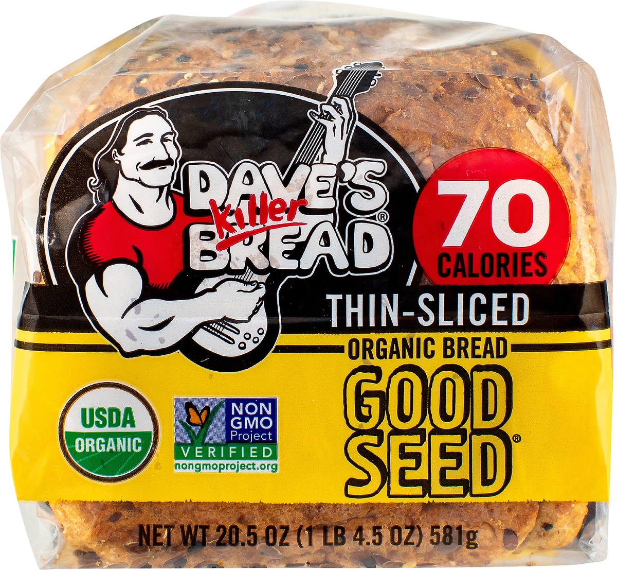 slide 7 of 9, Dave's Killer Bread Good Seed Thin-Sliced Organic Bread, 20.5 oz
