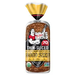 Dave's Killer Bread Good Seed Thin-Sliced, Organic Bread, 13g Whole Grains per Slice, 20.5 oz Loaf