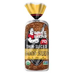 Dave's Killer Bread Good Seed Thin-Sliced, Organic Bread, 13g Whole Grains per Slice, 20.5 oz Loaf