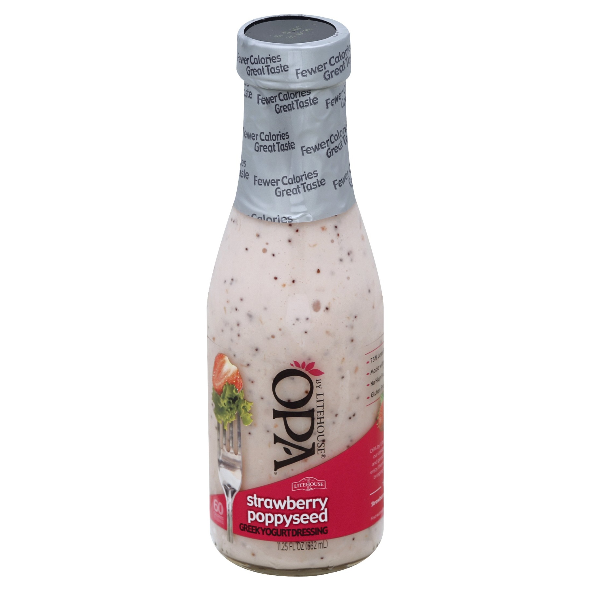 slide 1 of 6, Litehouse Opa Strawberry Poppy Dressing, 11.25 oz