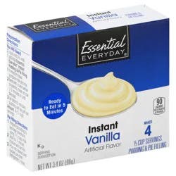 Essential Everyday Pudding & Pie Filling, Instant, Vanilla