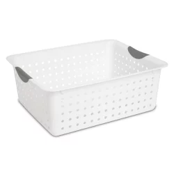 Sterilite Ultra Basket Large White