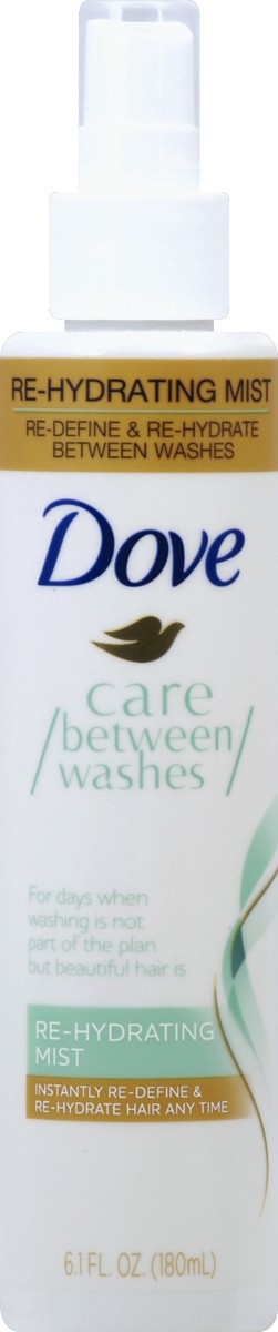 slide 2 of 2, Dove Care Between Washes Restyler Re-Hydrating Mist, 6.1 oz