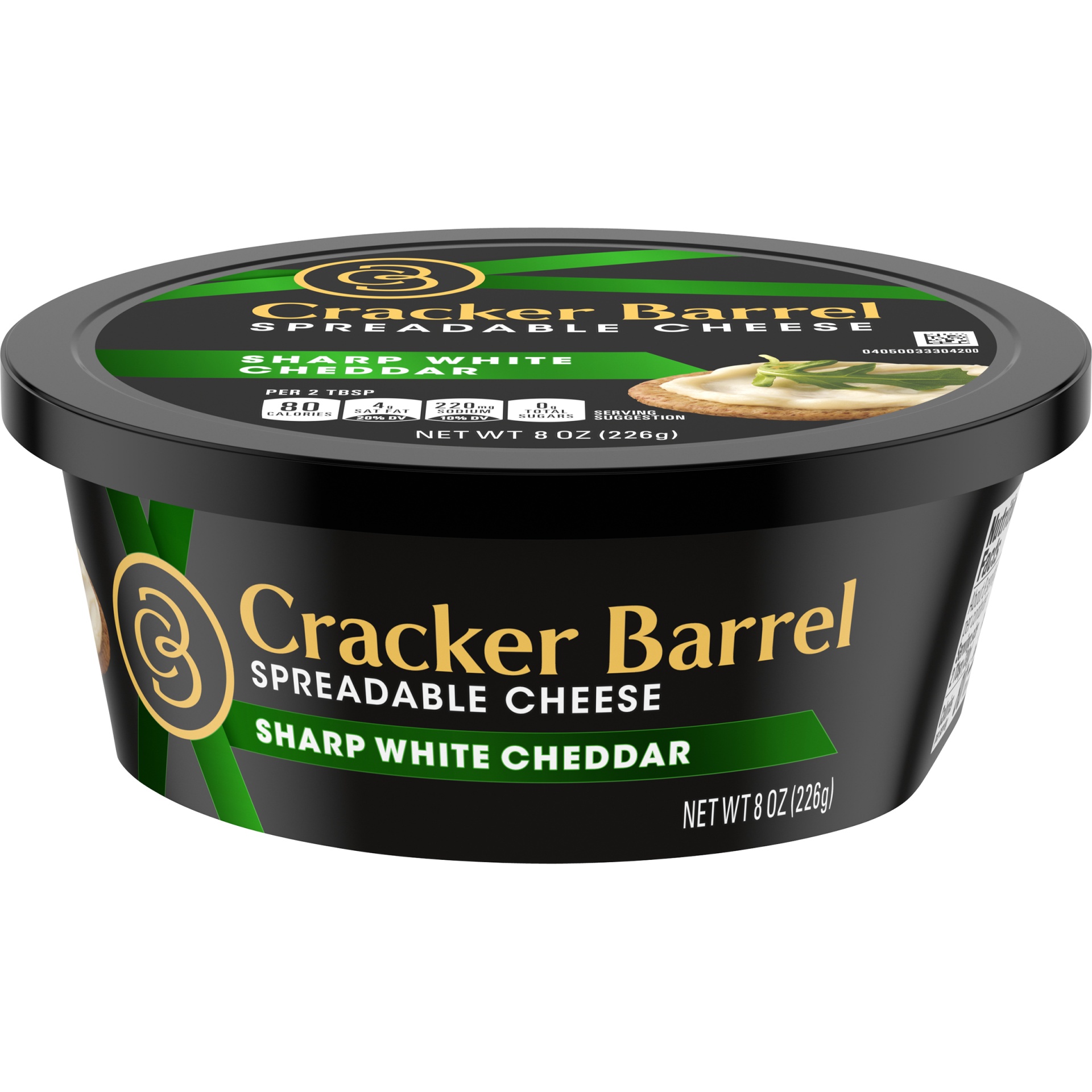 Cracker Barrel Sharp White Cheddar Spreadable Cheese 8 oz | Shipt