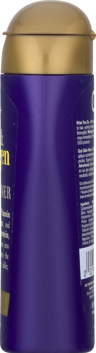 slide 7 of 10, OGX Biotin & Collagen Thick & Full Conditioner 3 oz, 3 oz