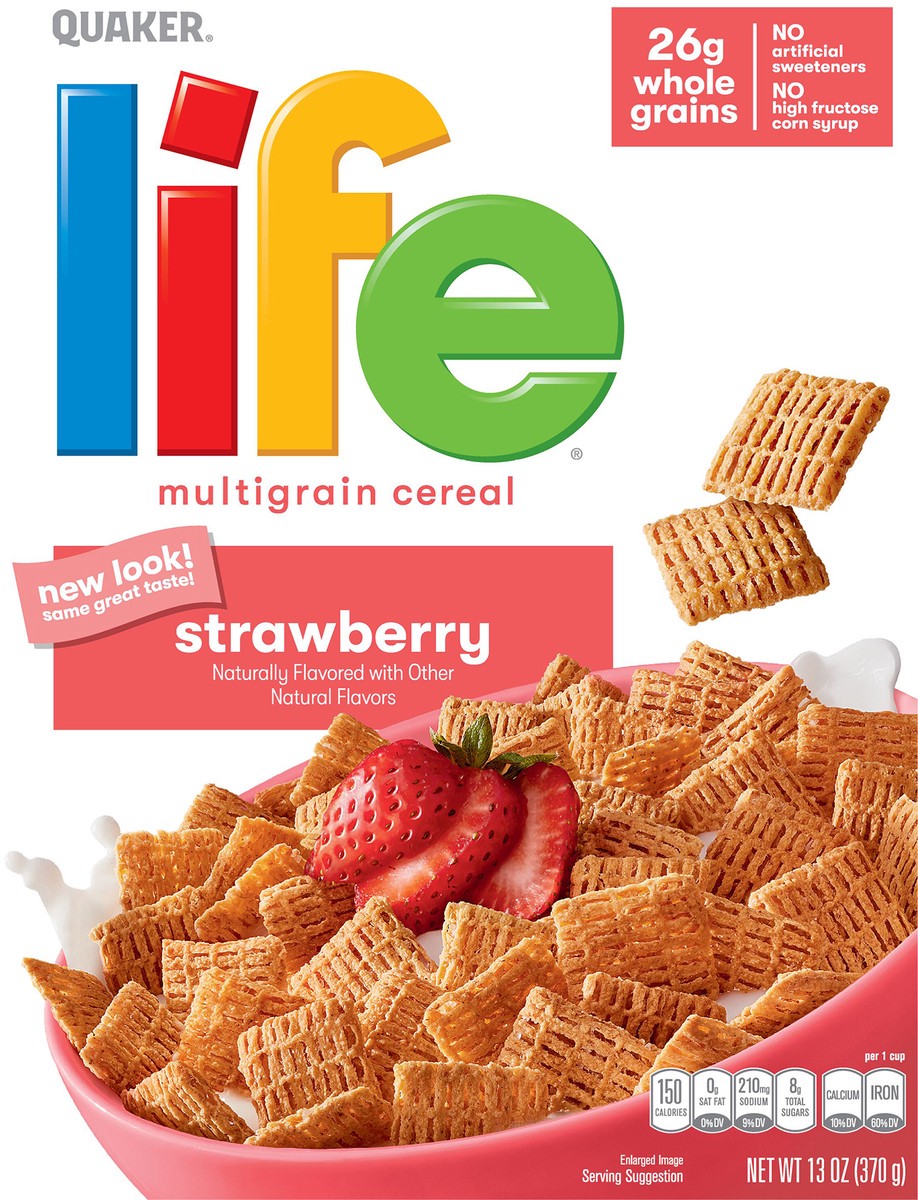 slide 1 of 6, Life Cereal, 13 oz