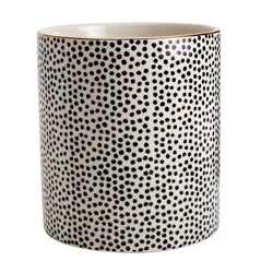 Tabletops Gallery Gold Geo Utensil Crock - Dots, 1 ct