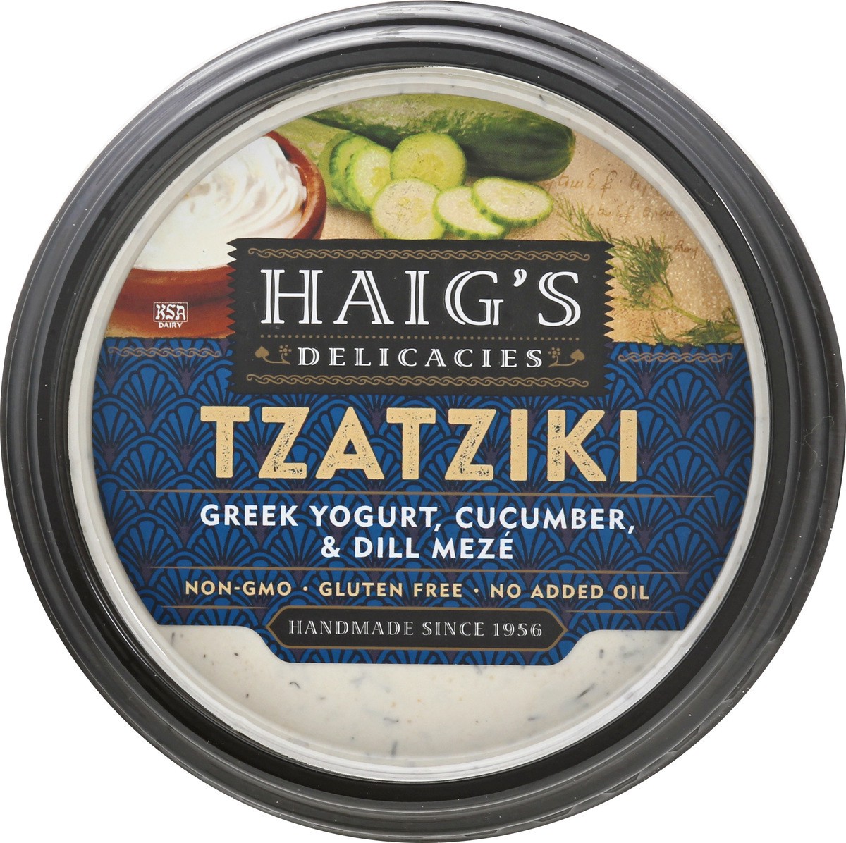 slide 9 of 9, Haig's Greek Yogurt, Cucumber, & Dill Meze Tzatziki 8 oz, 8 oz