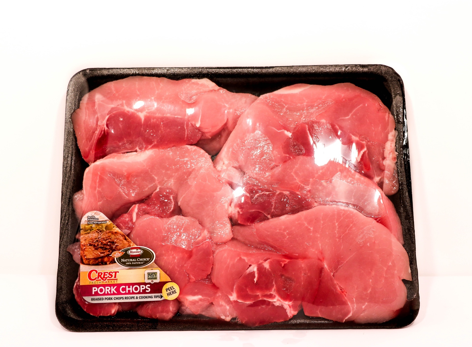 slide 1 of 1, Crest Fresh Market Boneless Pork Sirloin Chops, per lb