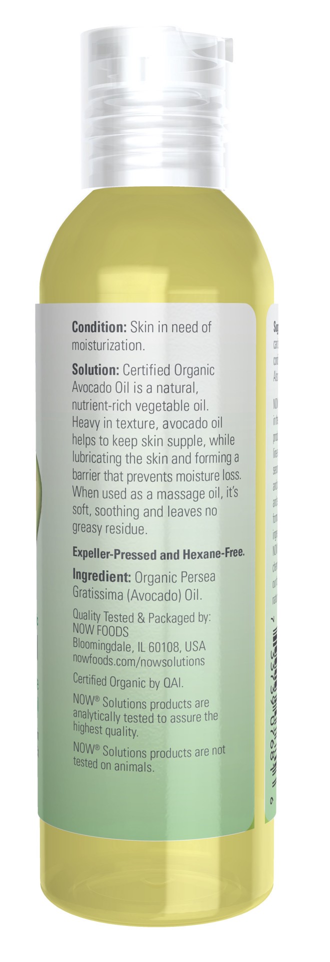 slide 5 of 5, NOW Avocado Oil, Organic - 4 fl.oz., 4 fl oz