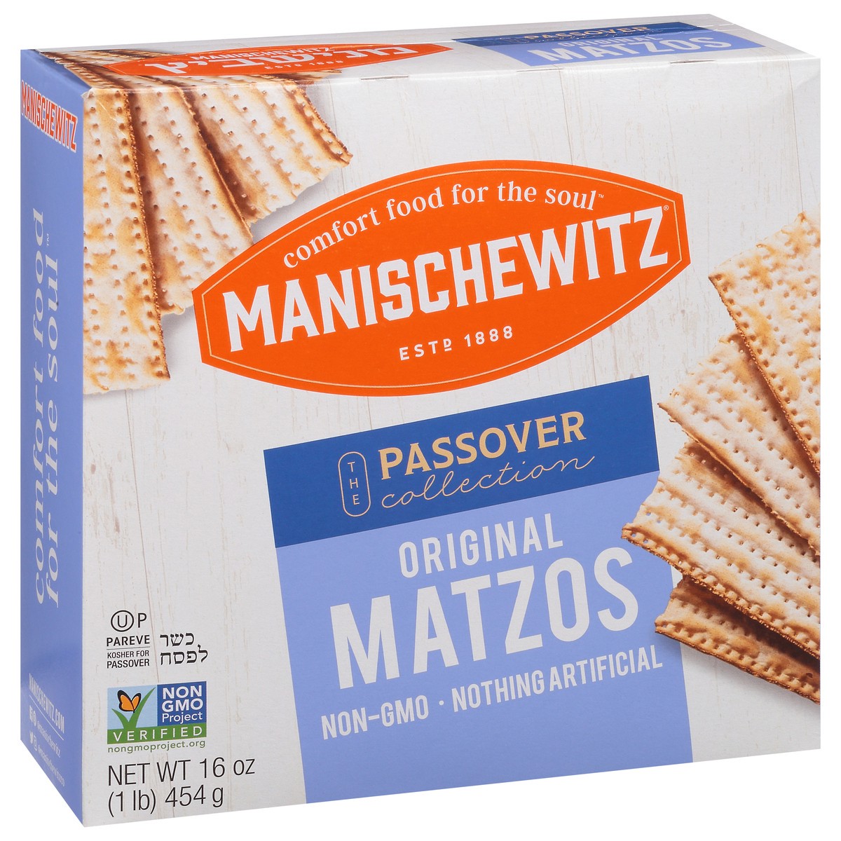 slide 2 of 9, Manischewitz Unsalted Matzo, 16 oz