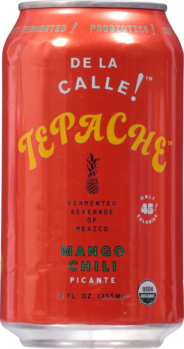 slide 7 of 9, De La Calle! Mango Chili Picante Tepache 12 fl oz, 12 fl oz