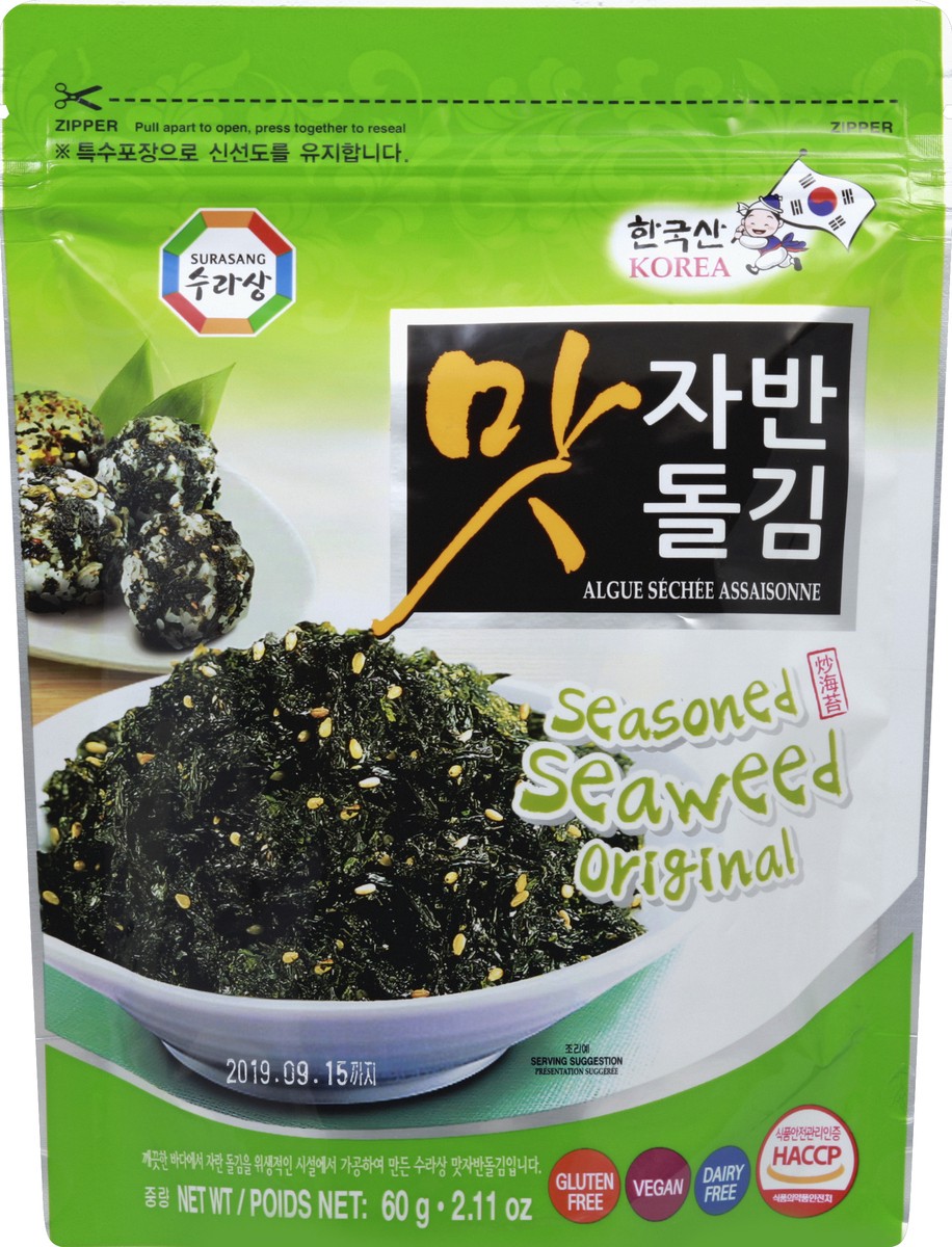 slide 5 of 6, Surasang Seasoned Seaweed 2.11 oz, 2.11 oz
