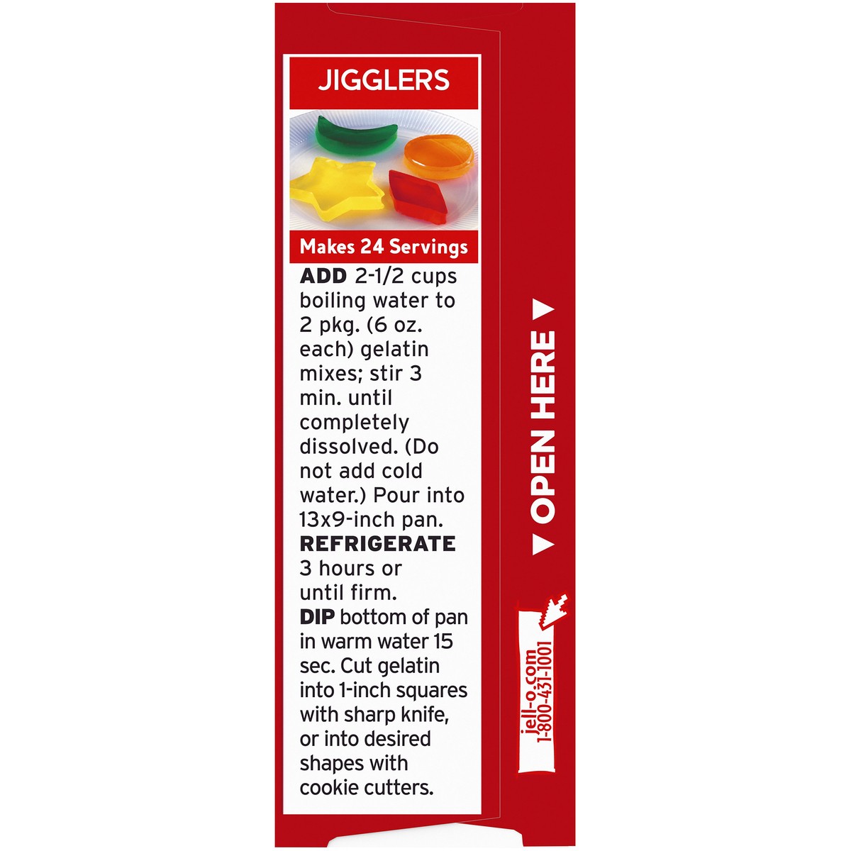 slide 3 of 15, Jell-O Cherry Artificially Flavored Gelatin Dessert Mix, Family Size, 6 oz Box, 6 oz