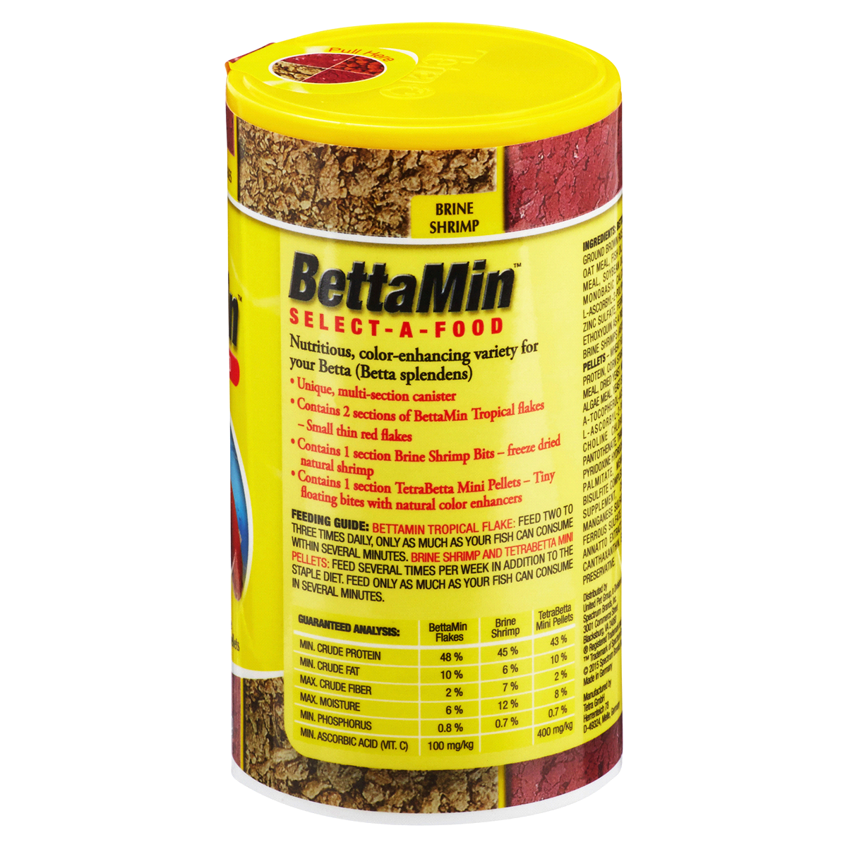 slide 2 of 3, Tetra BettaMin Select-A-Food Fish Food, 1 ct