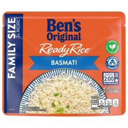 BEN'S ORIGINAL READY RICE Basmati Rice, Family Size, 17.3 OZ Pouch